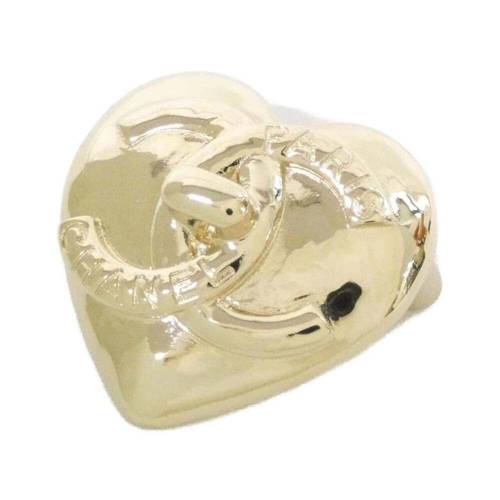 CHANEL Gold Brooch